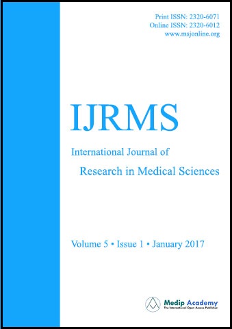International Journal of Research in Medical Sciencies